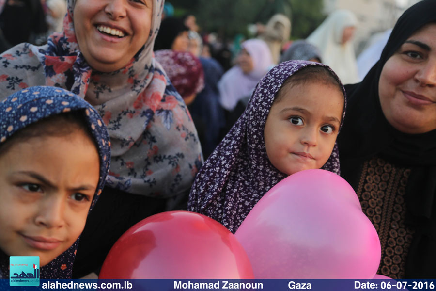 عيد الفطر المبارك في غزة 06-07-2016